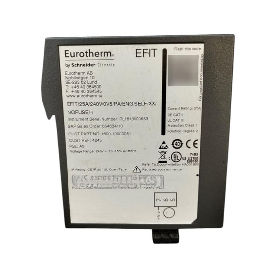 Schneider Eurotherm Ab Efit regulador de potencia SCR, Controlador