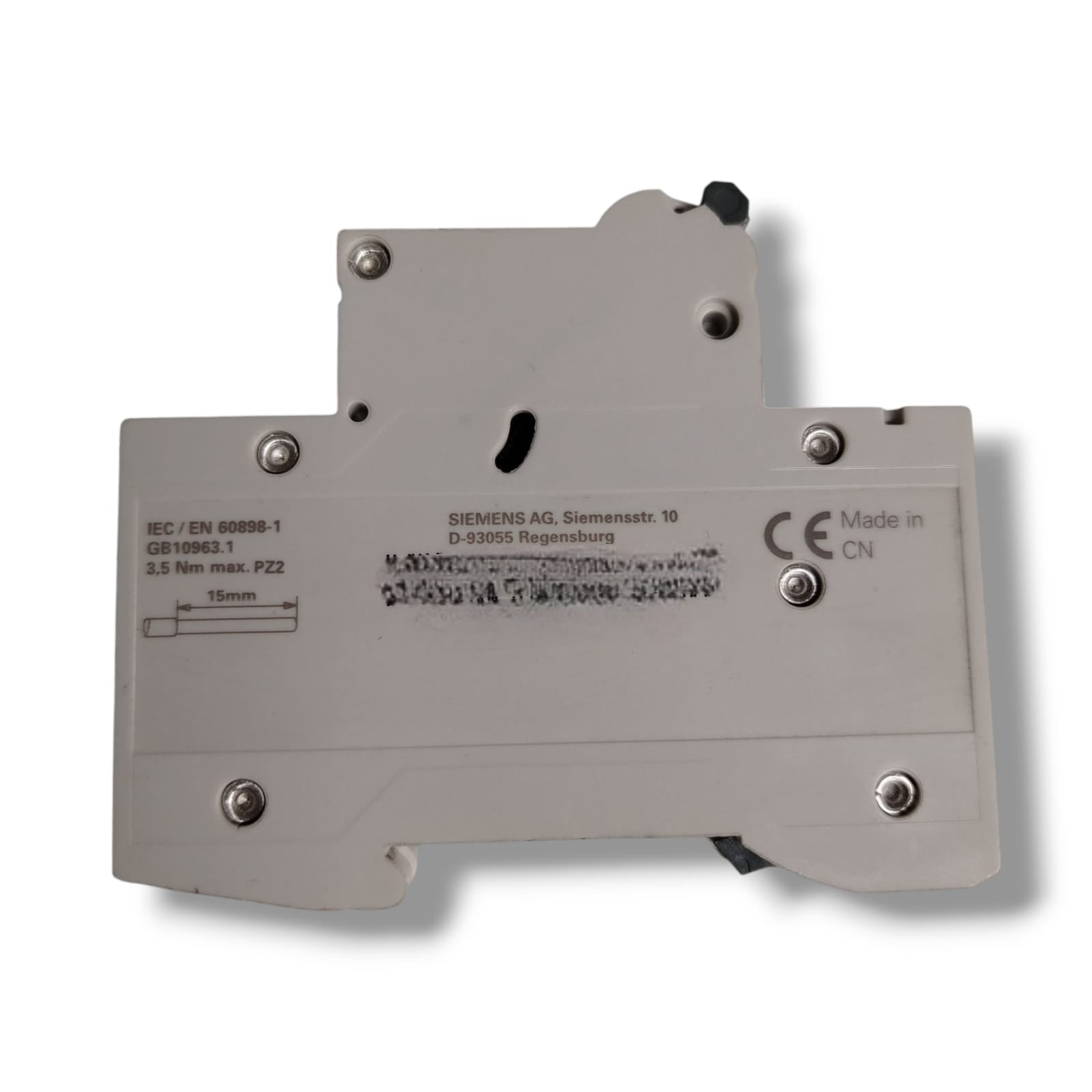 SIEMENS 5SL6110-7CC MCB Interruptor Magnetotérmico