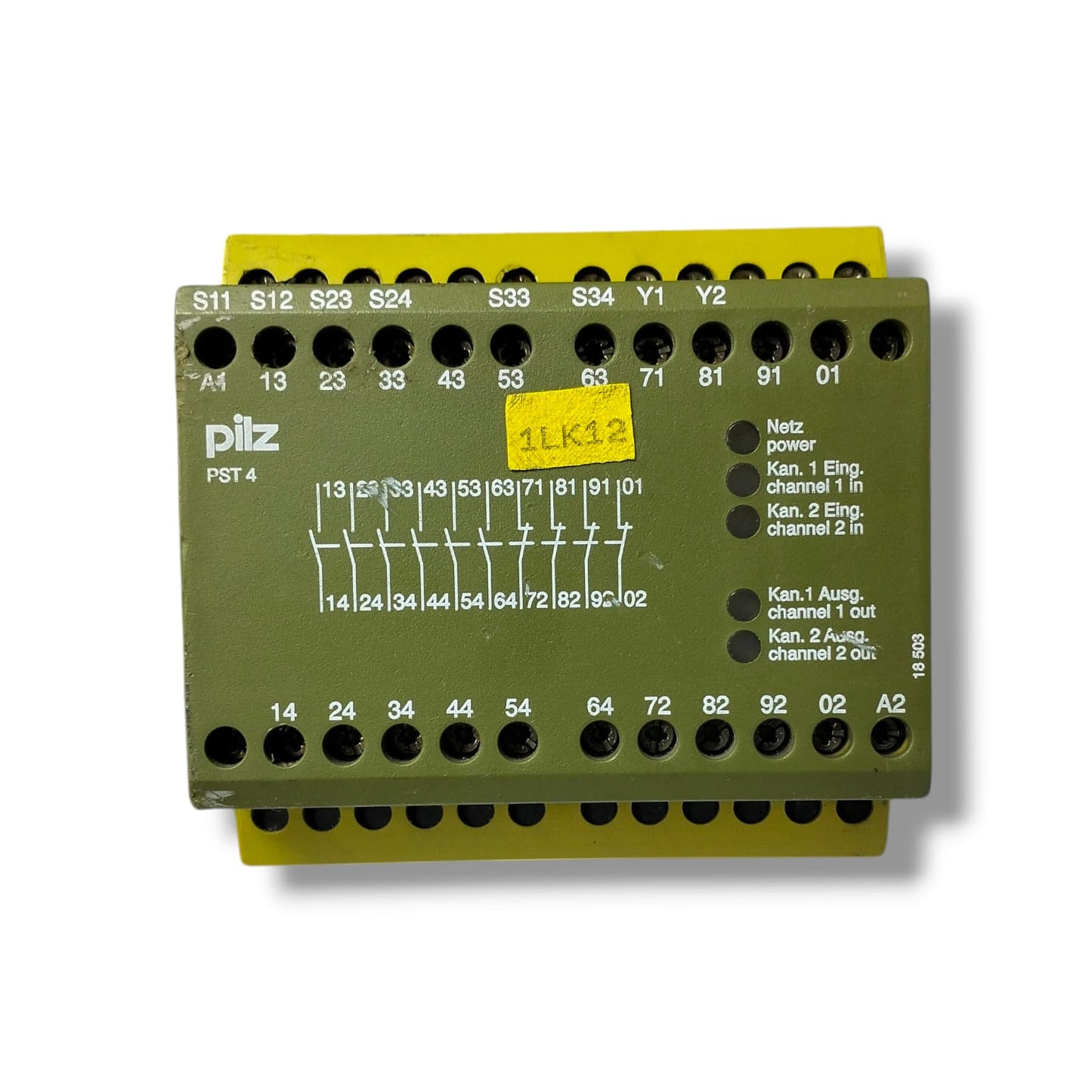 PILZ PST 4 24 V DC 6S40 RELE DE SEGURIDAD