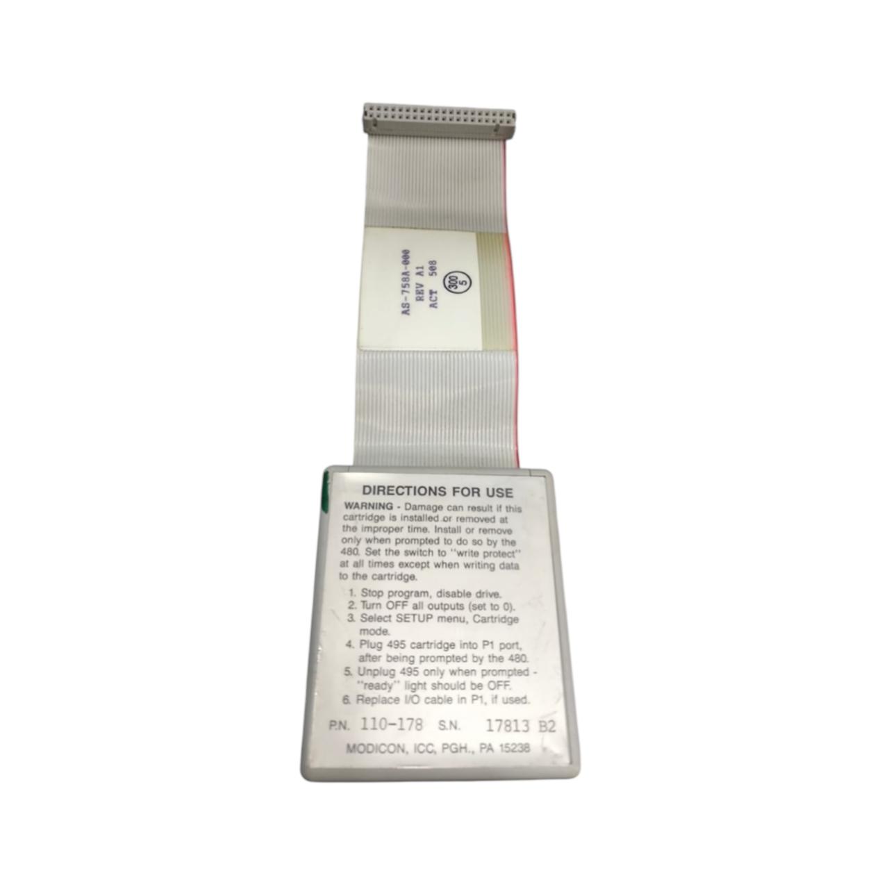 Modicon As-758a-000 cartucho de memoria Data Storage Cartridge