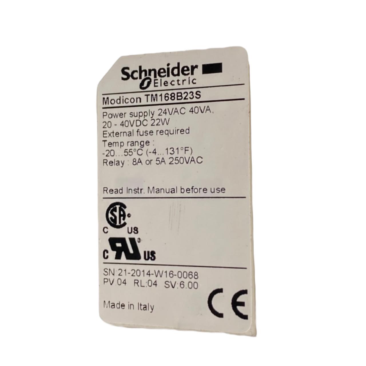 Schneider Electric Tm168b23s base ciega Con Detalle