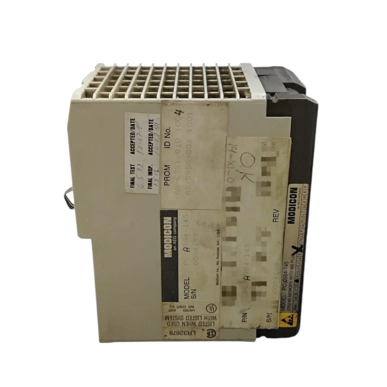 Schneider Electric Pc-a984-145 módulo CPU