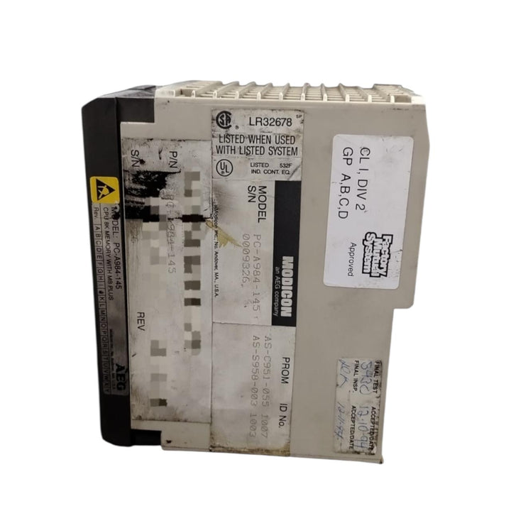Schneider Electric Pc-a984-145 unidad CPU Con Detalle