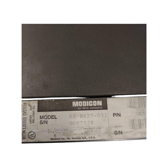 Modicon As-b827-032 módulo de entradas discretas