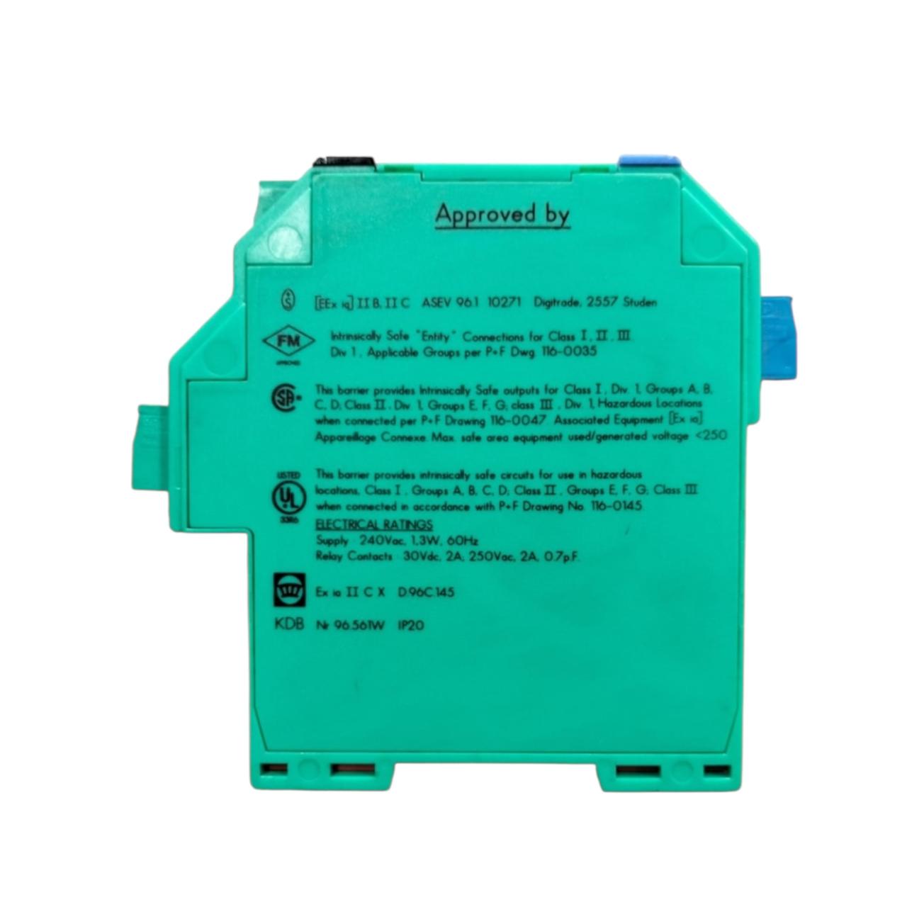 Pepperl+fuchs Kfa6-sr2-ex1.w amplificador de conmutación