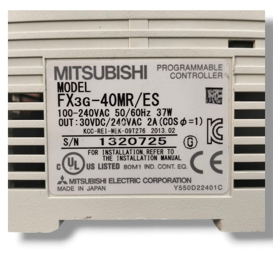 MITSUBISHI FX3G-40MR/ES PLC