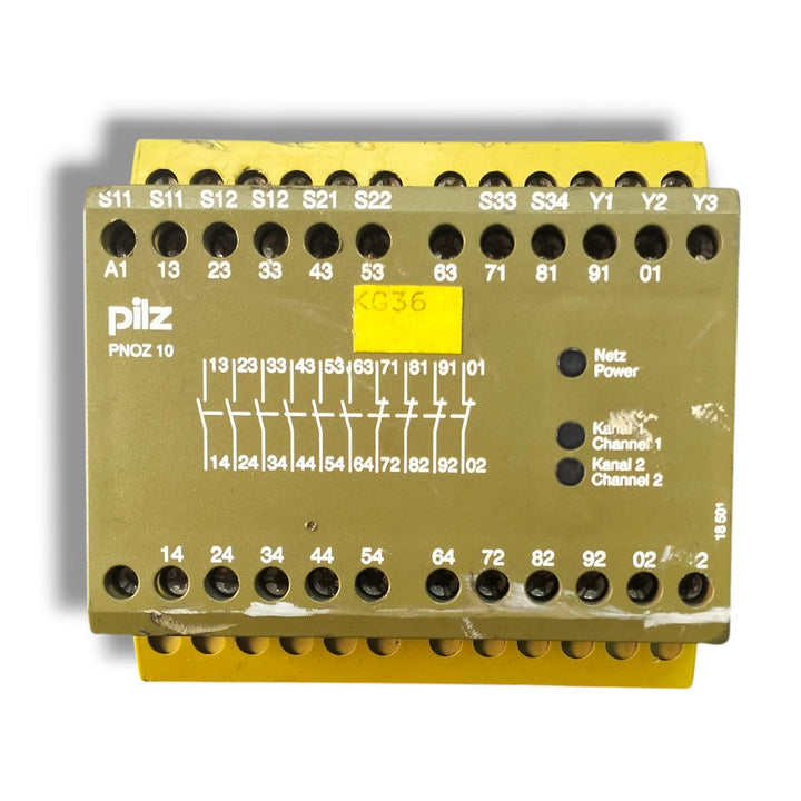 PILZ PNOZ 10 24VDC 6S 40 RELE CON DETALLE
