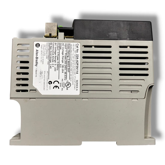 ALLEN BRADLEY 22A-A2P3N114 VARIADOR DE FRECUENCIA CON DETALLE