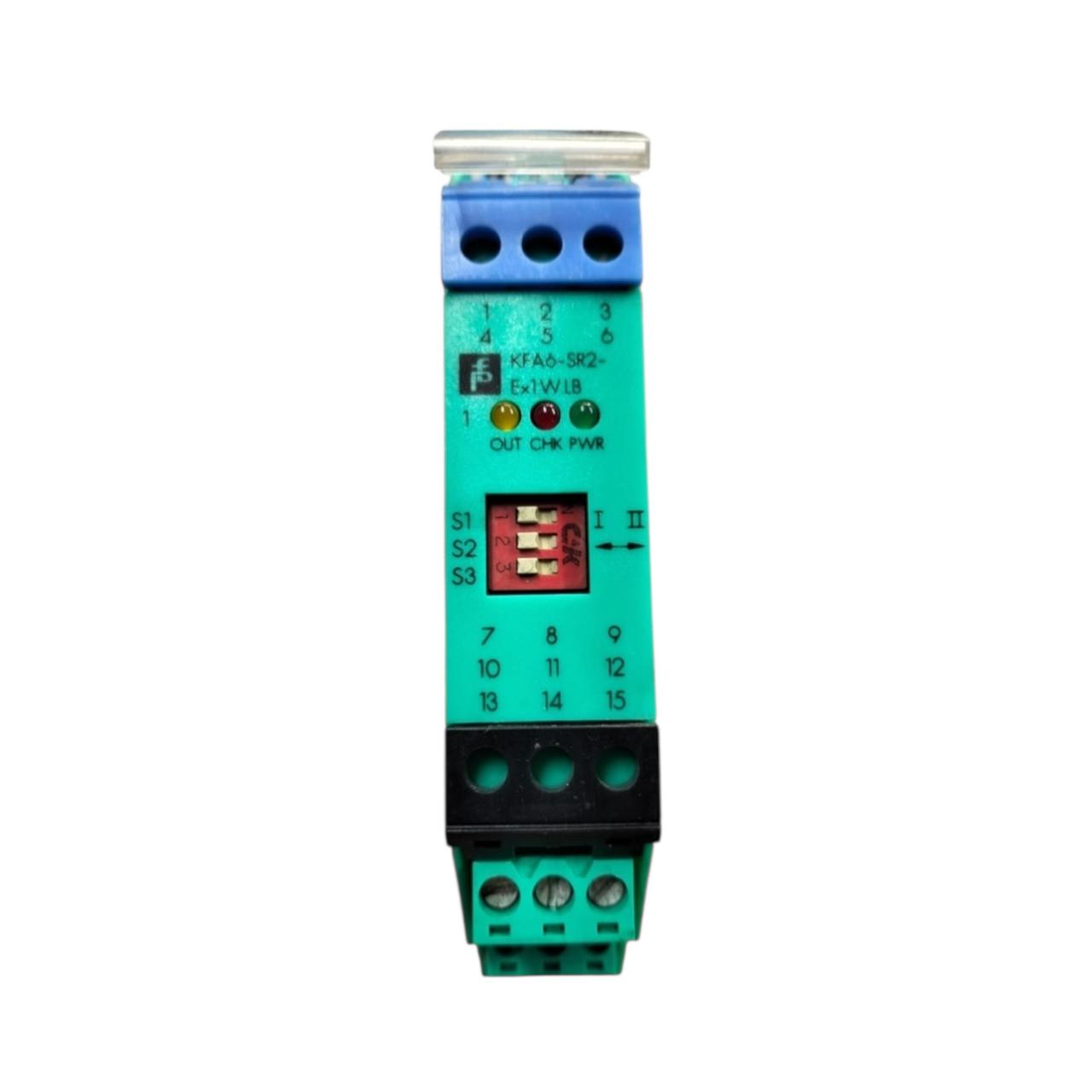 Pepperl+fuchs Kfa6-sr2-ex1wlb amplificador de conmutación