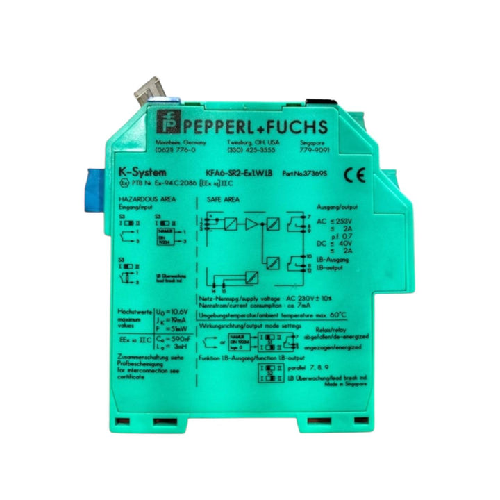 Pepperl+fuchs Kfa6-sr2-ex1wlb amplificador de conmutación