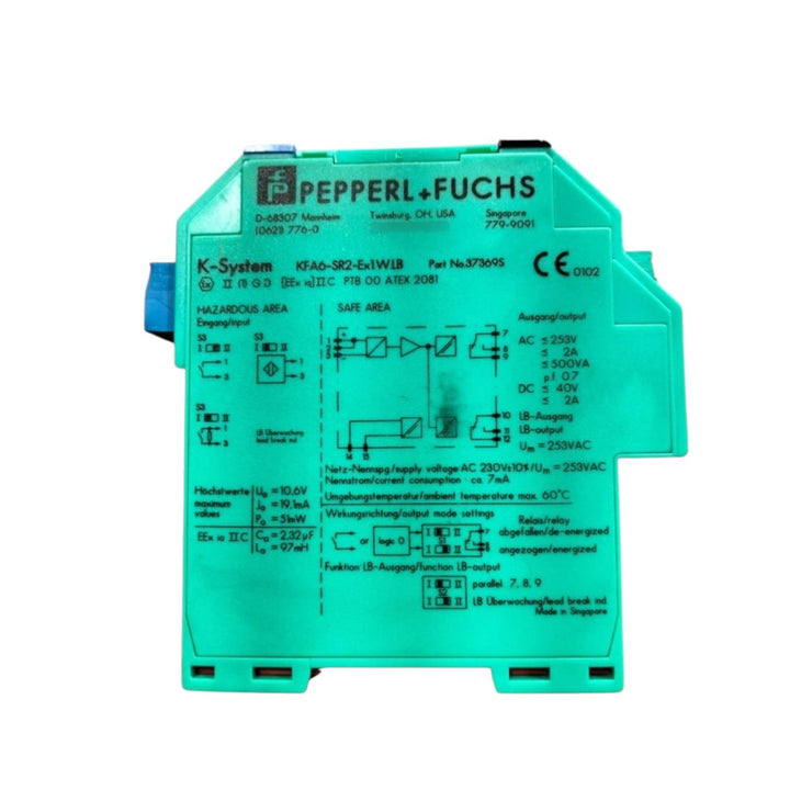 Pepperl+fuchs Kfa6-sr2-ex1wlb amplificador de conmutación intrínsecamente