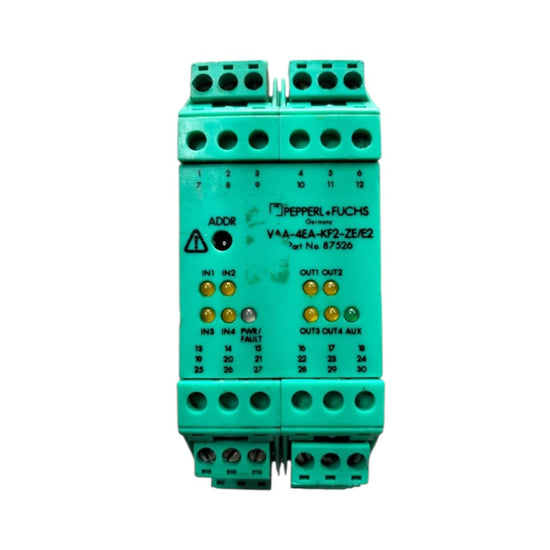 Pepperl+fuchs Vaa-4ea-kf2-ze/e2 módulo esclavo AS‑Interface Con Detalle