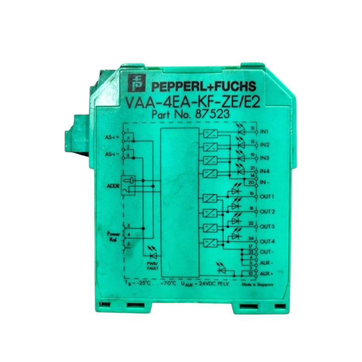 Pepperl+fuchs Vaa-4ea-kf-ze/e2 módulo esclavo AS‑Interface Con Detalle