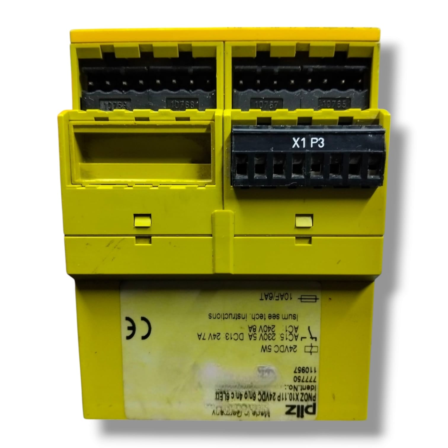 PILZ PNOZ X10.11P 24VDC 6n/o 4n/c 6LED 777750 RELÉ DE SEGURIDAD SIN CONECTORES