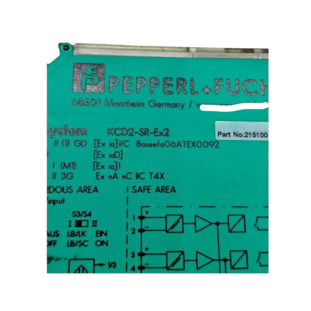 Pepperl+fuchs Kcd2-sr-ex2 amplificador de señales