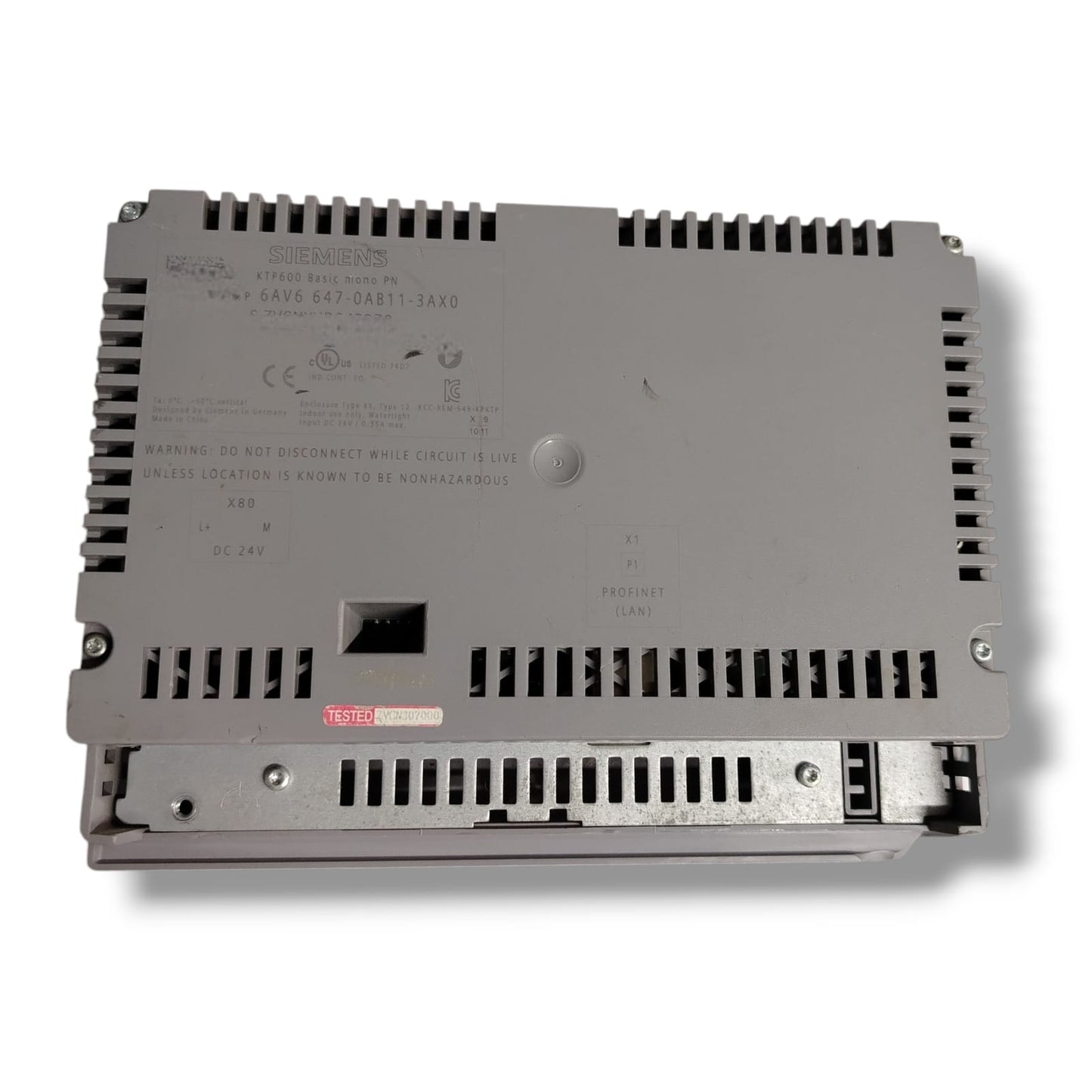 SIEMENS 6AV6 647-0AB11-3AX0 PANTALLA STN CON DETALLE