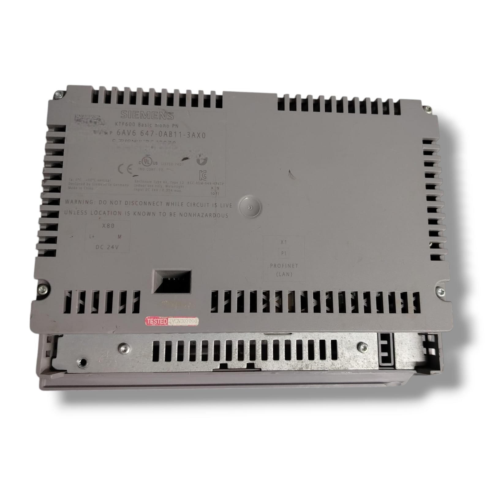 SIEMENS 6AV6 647-0AB11-3AX0 PANTALLA STN CON DETALLE