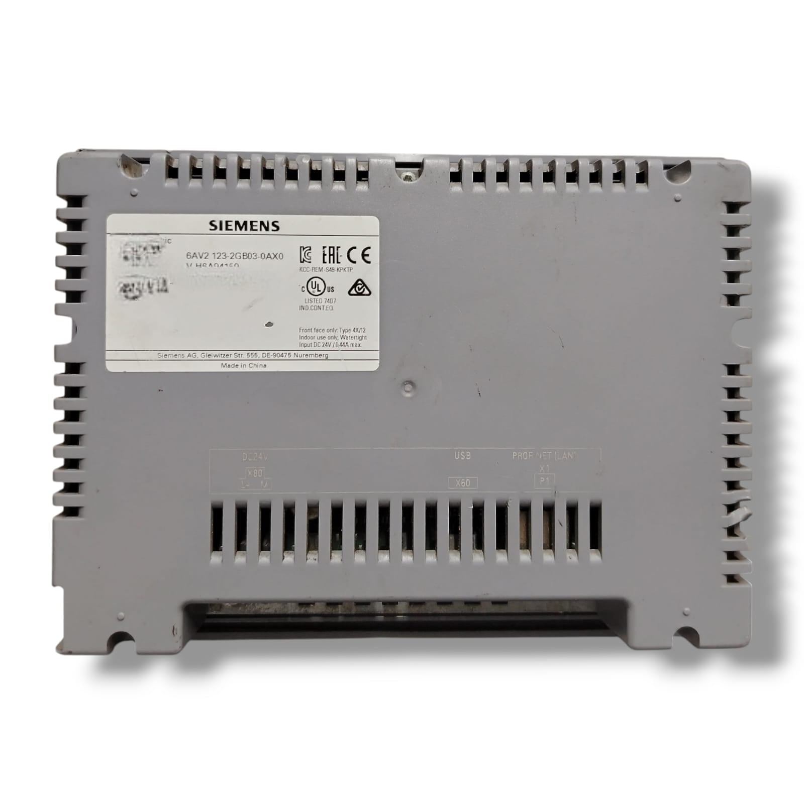 SIEMENS 6AV2 123-2GB03-0AX0 PANEL DE OPERADOR
