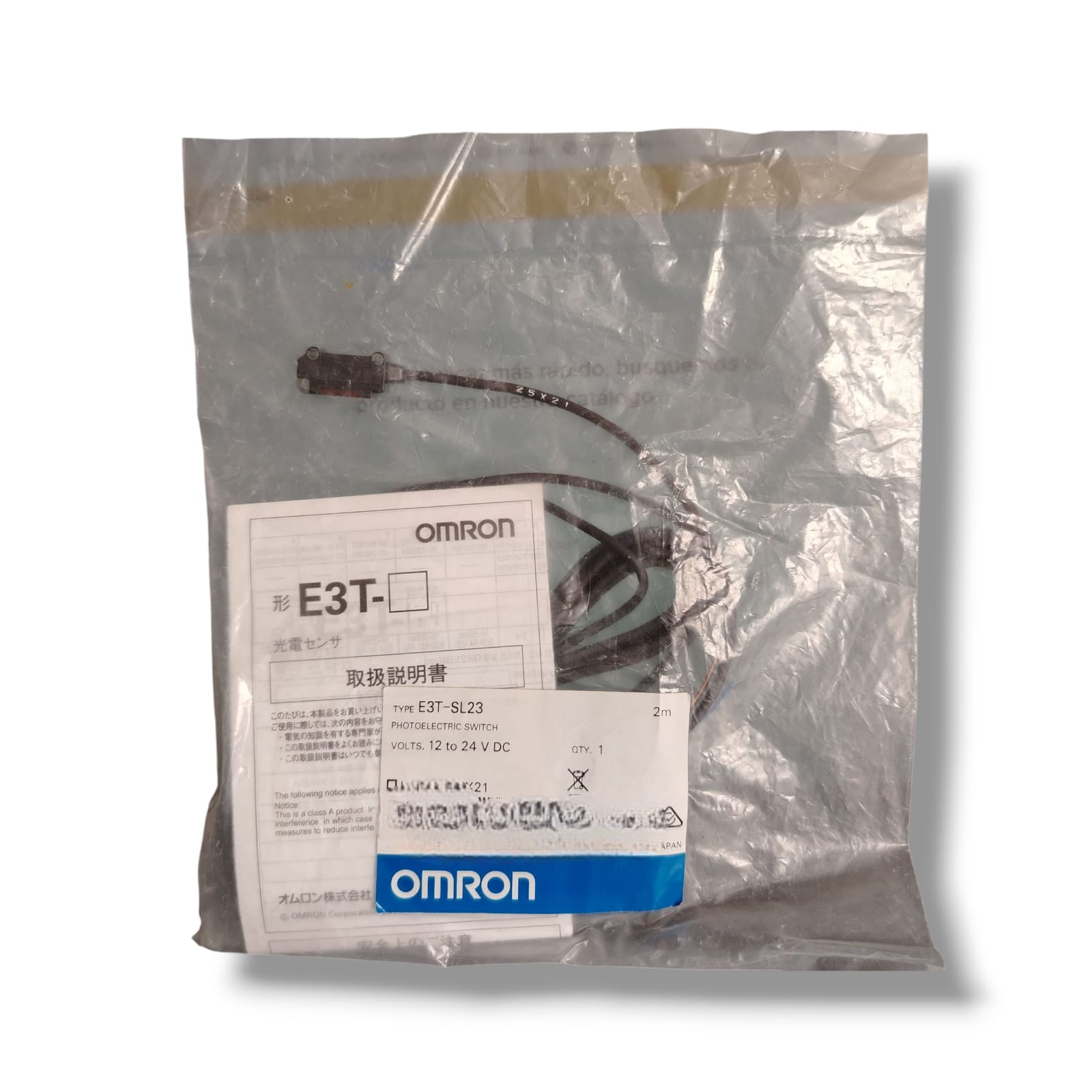 OMRON E3T-SL23  SENSOR FOTOELECTRICO