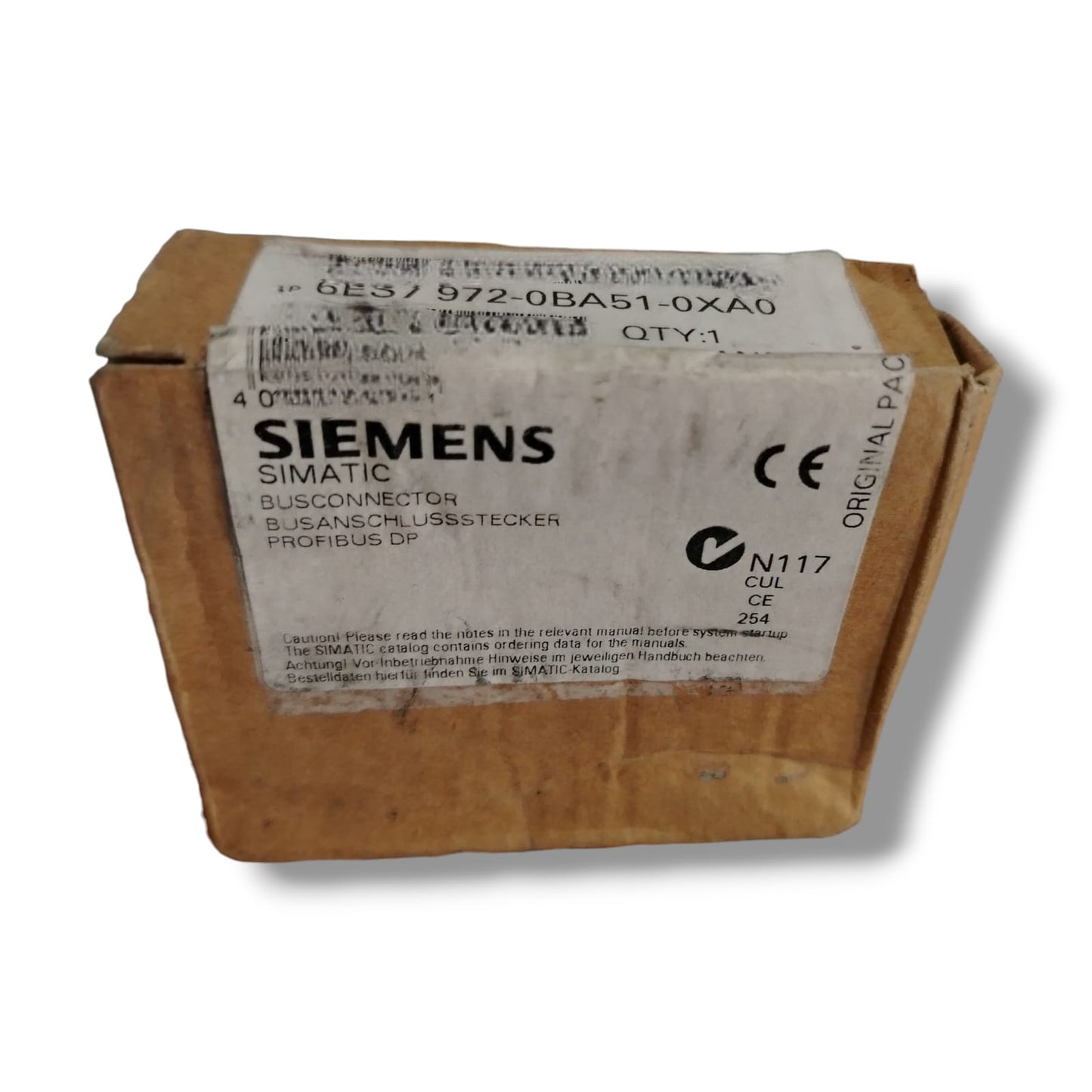 SIEMENS 6ES7-972-0BA51-0XA0 CONECTOR DE BUS