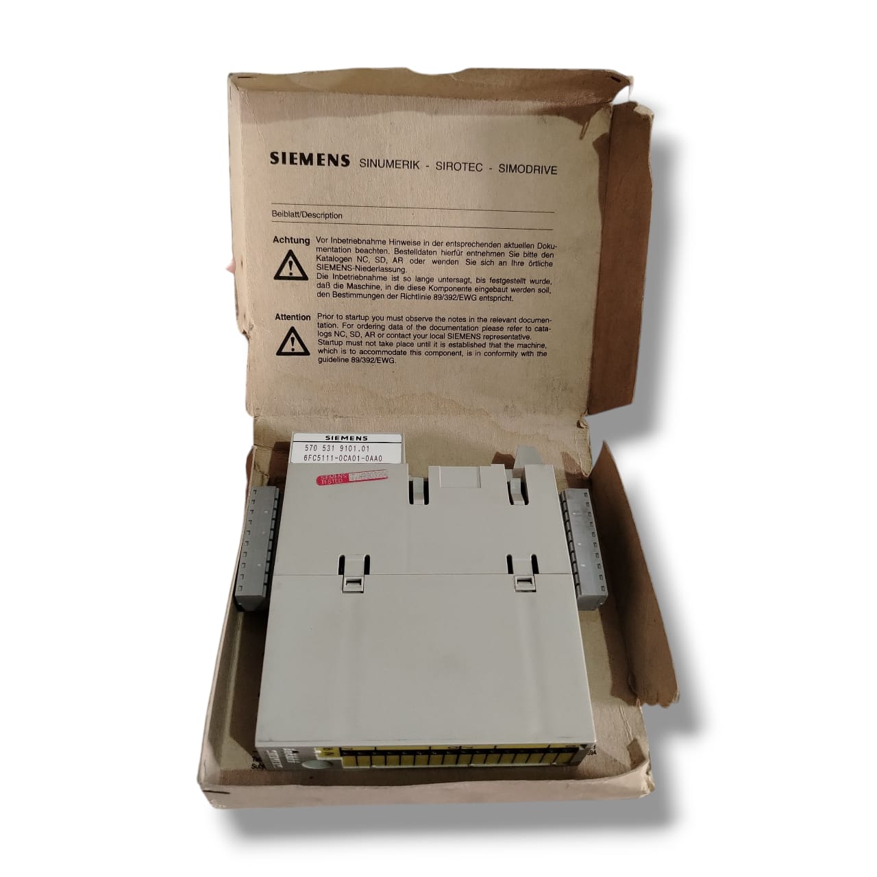 SIEMENS 6FC5111-0CA01-0AA0 MODULO