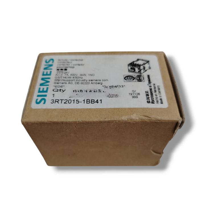 SIEMENS 3RT2015-1BB41 CONTACTOR