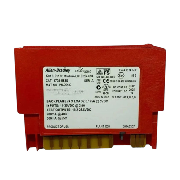Allen Bradley 1734-ib8s Ser A módulo de entrada digital