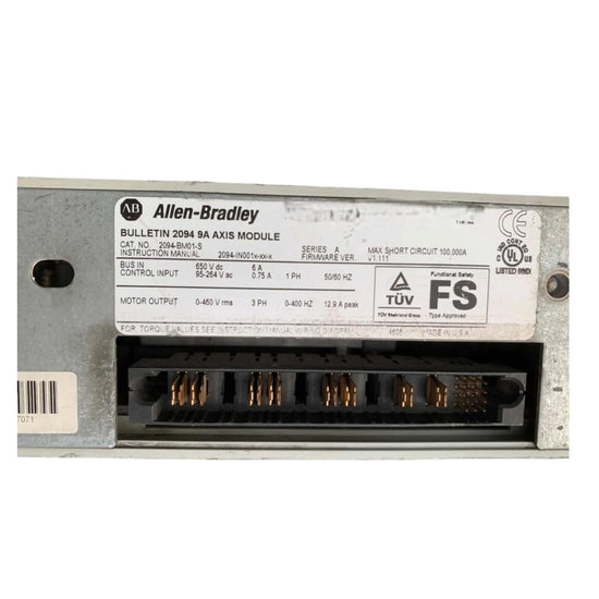 Allen Bradley 2094-bm01-s Ser. A módulo de eje integrado