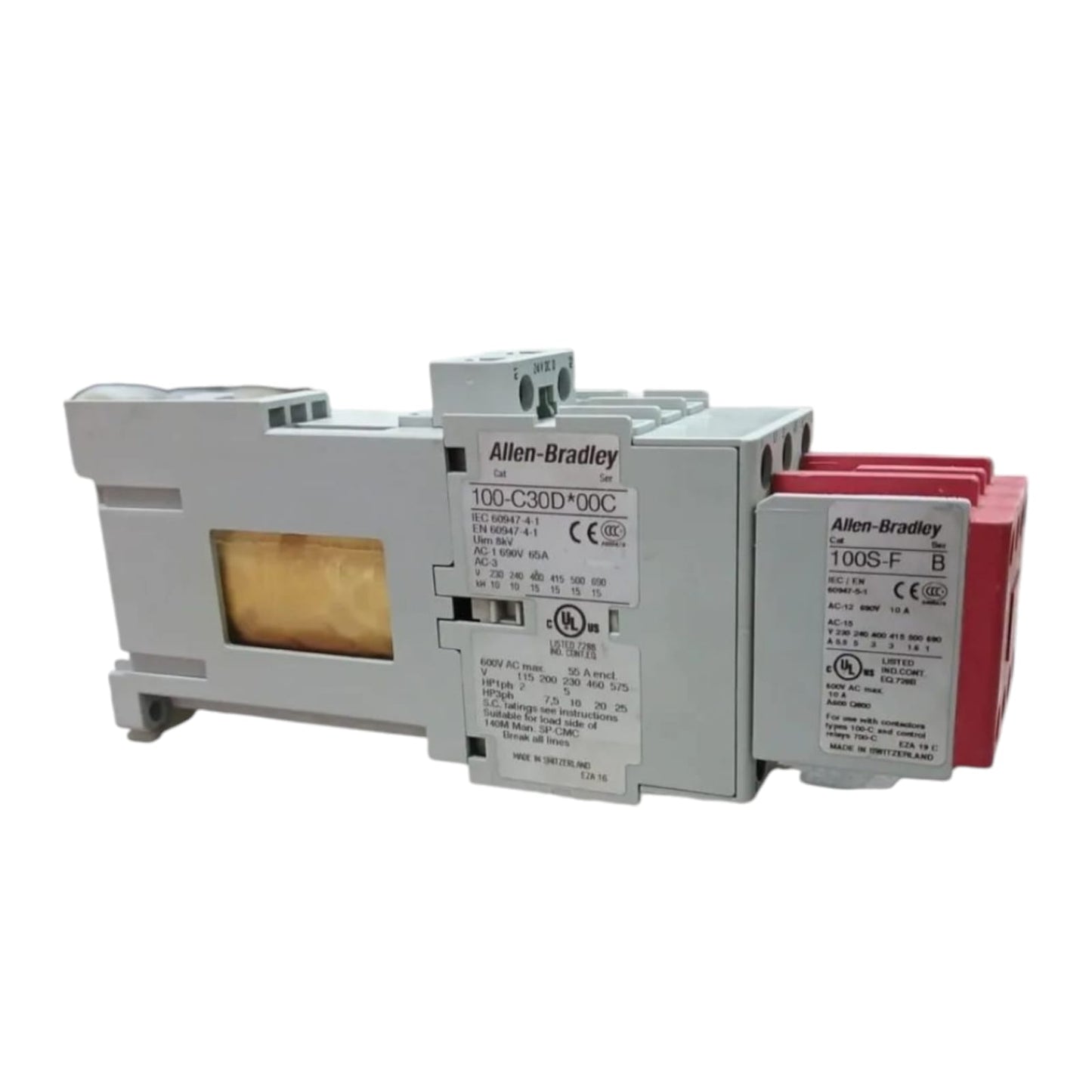 Allen Bradley 100-c30d*00 Con 100s-f contactor trifásico