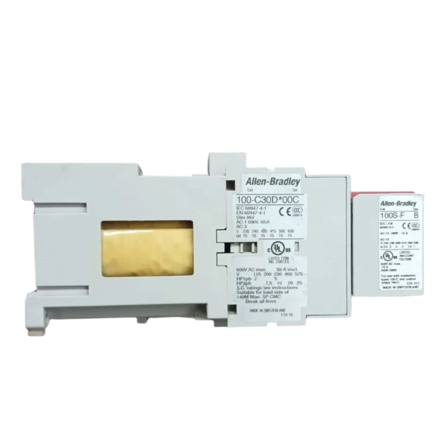 Allen Bradley 100-c30d*00 Con 100s-f contactor trifásico