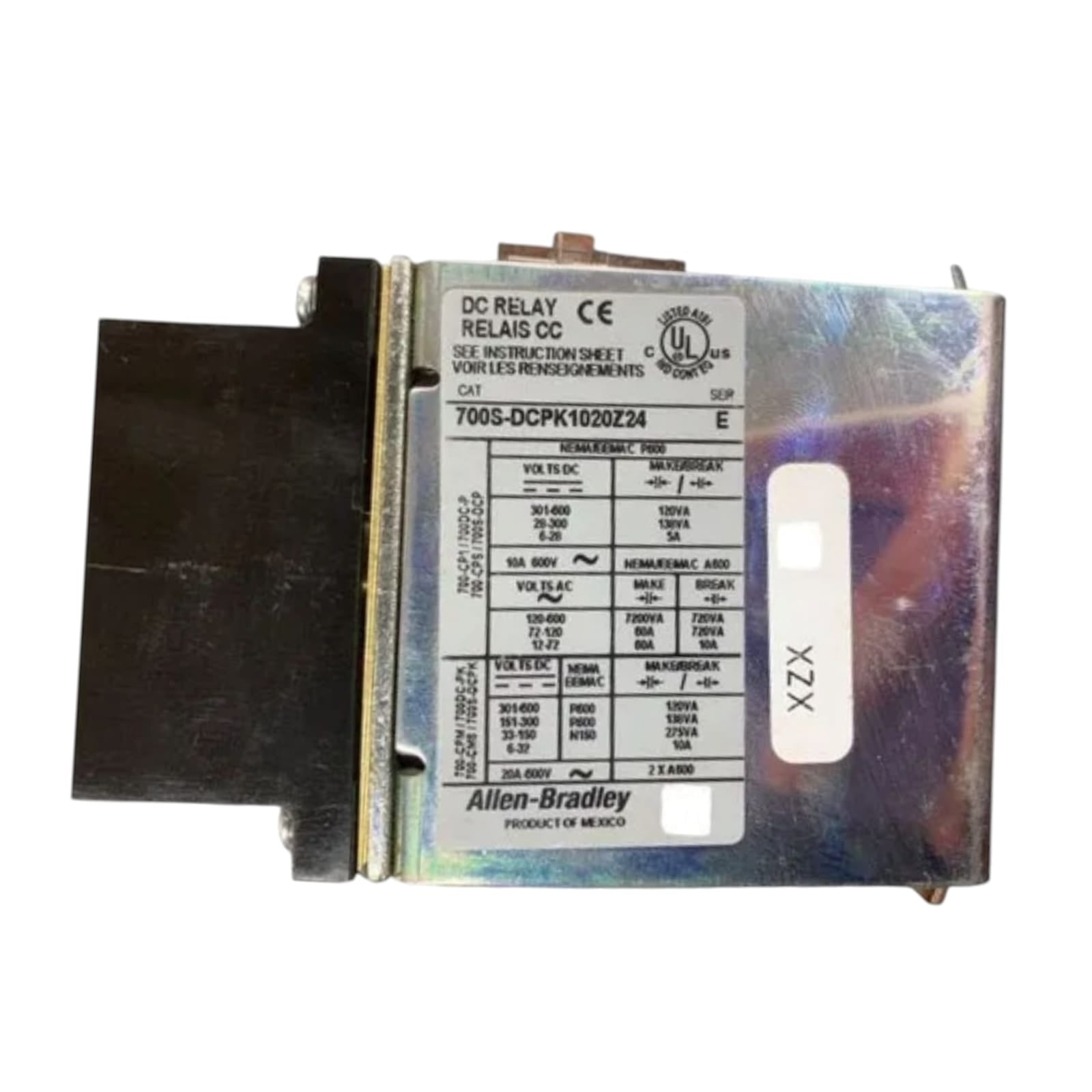 Allen Bradley 700s-dcpk1020z24 Ser E relé de control de seguridad