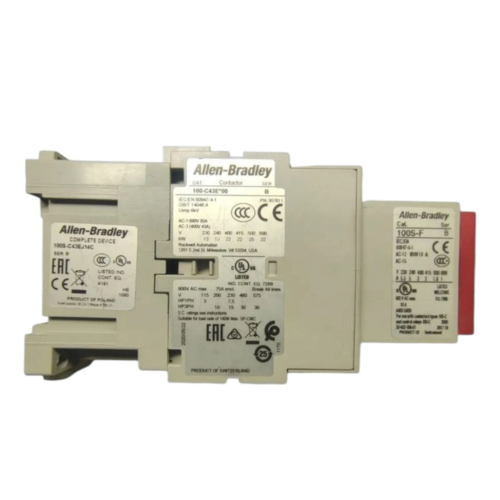 Allen Bradley 100s-c43ej14c Ser B contactor de seguridad