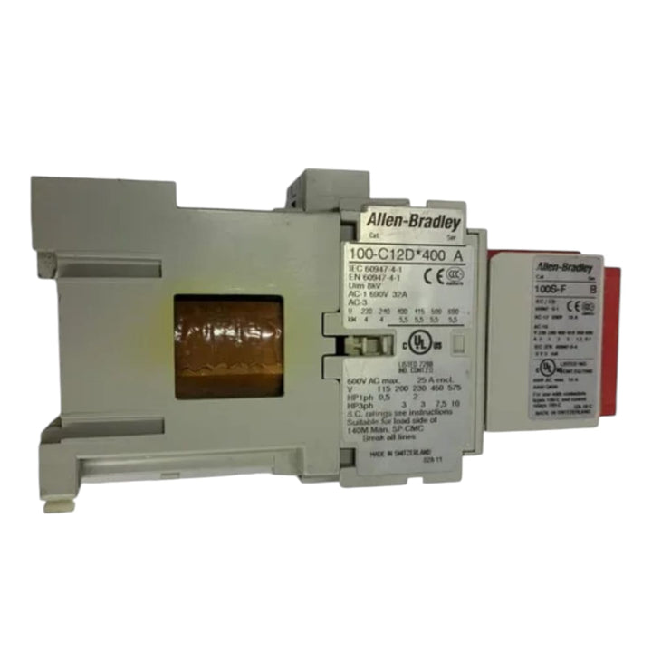 Allen Bradley 100-c12d*400+100s-f contactor de seguridad Con Detalle