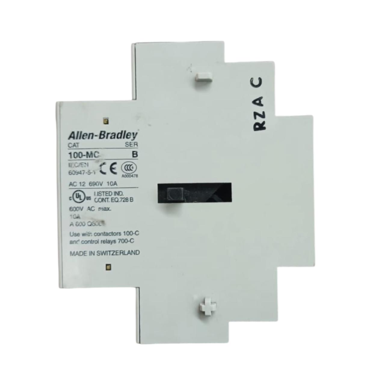 Allen Bradley 100-mc Ser B bloque de contactos auxiliares
