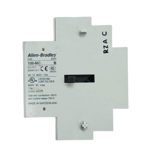 Allen Bradley 100-mc Ser B bloque de contactos auxiliares