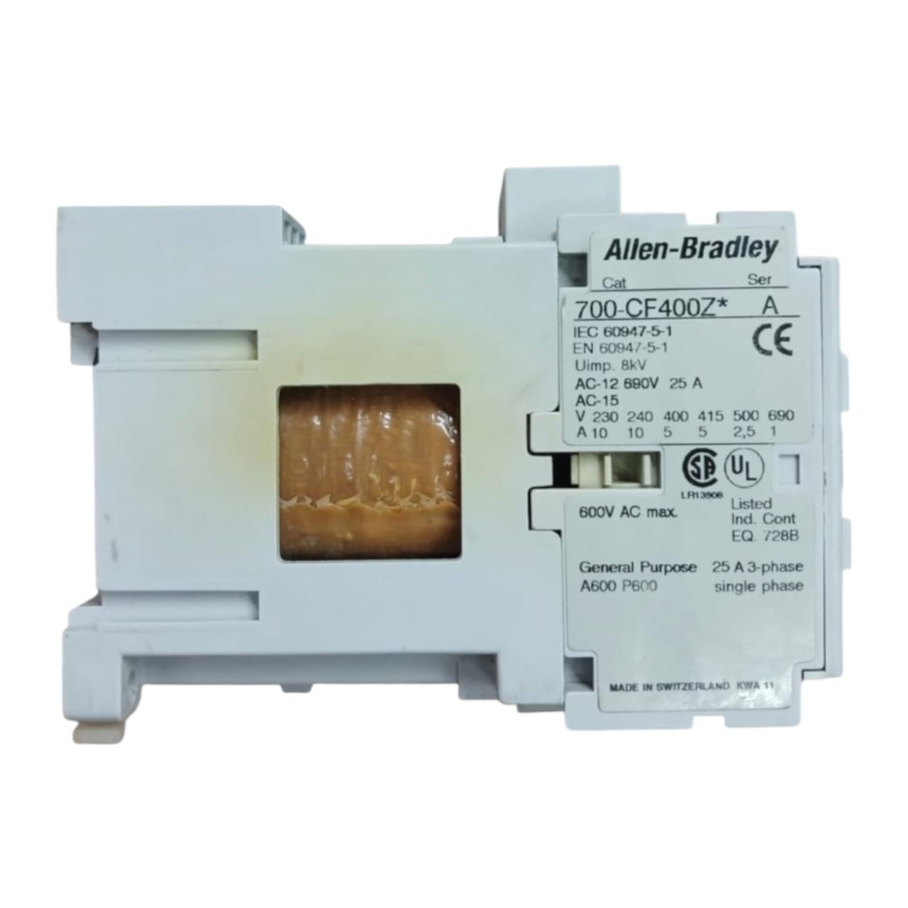 Allen Bradley 700-cf400z* Ser A relé de control industrial