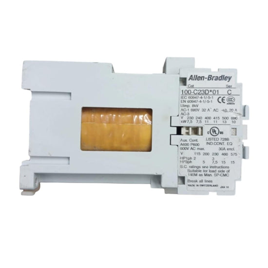 Allen Bradley 100-c23d*01 contactor trifásico IEC Sin Tapa Frontal