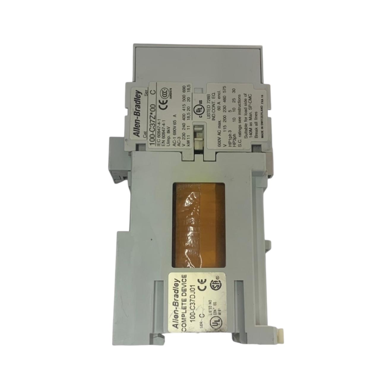 Allen Bradley 100-c37z*00 Ser C contactor trifásico IEC