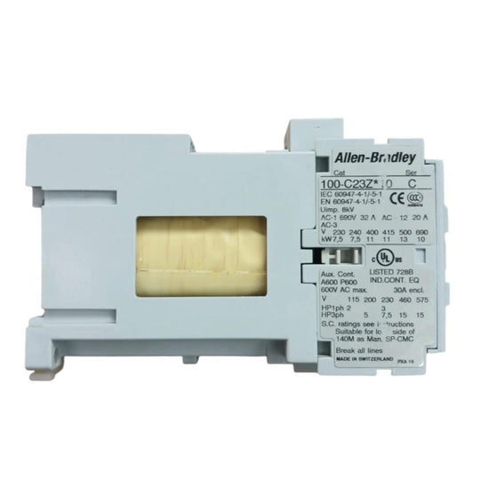 Allen Bradley 100-c23z*10 contactor trifásico IEC Ligero Detalle