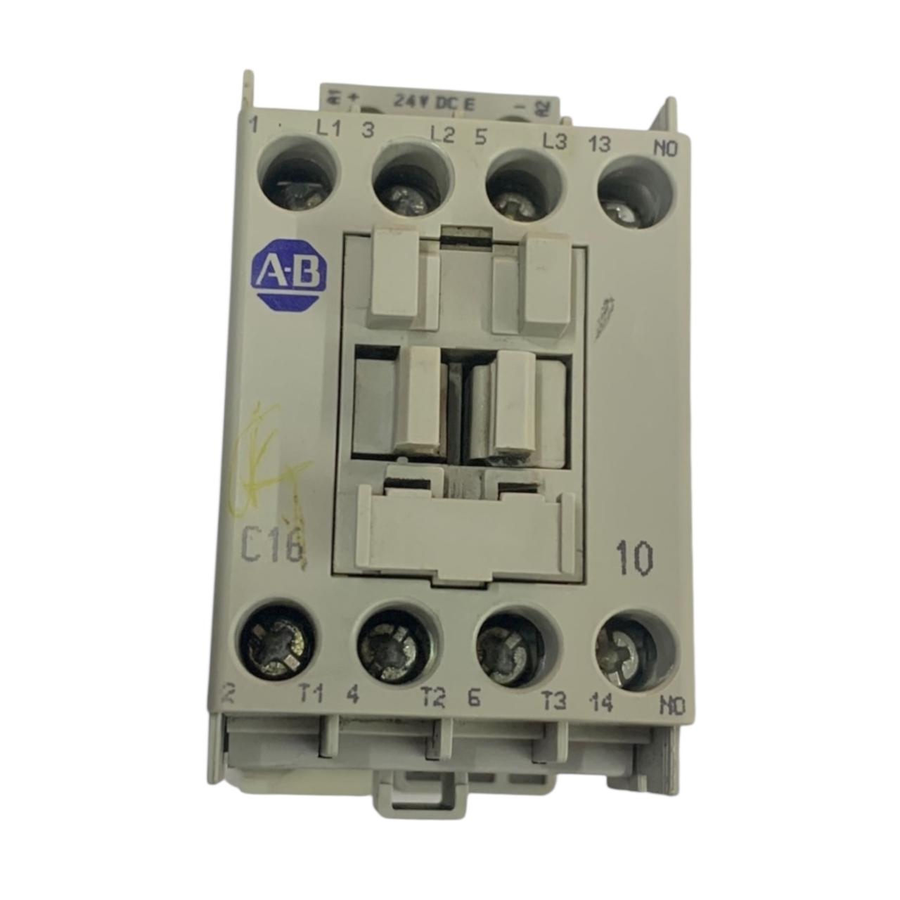 Allen Bradley 100-c16e*10 Ser B contactor trifásico