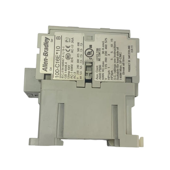Allen Bradley 100-c16e*10 Ser B contactor trifásico