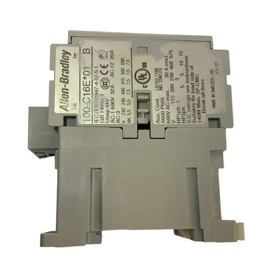 Allen Bradley 100-c16e*01 Ser B contactor trifásico