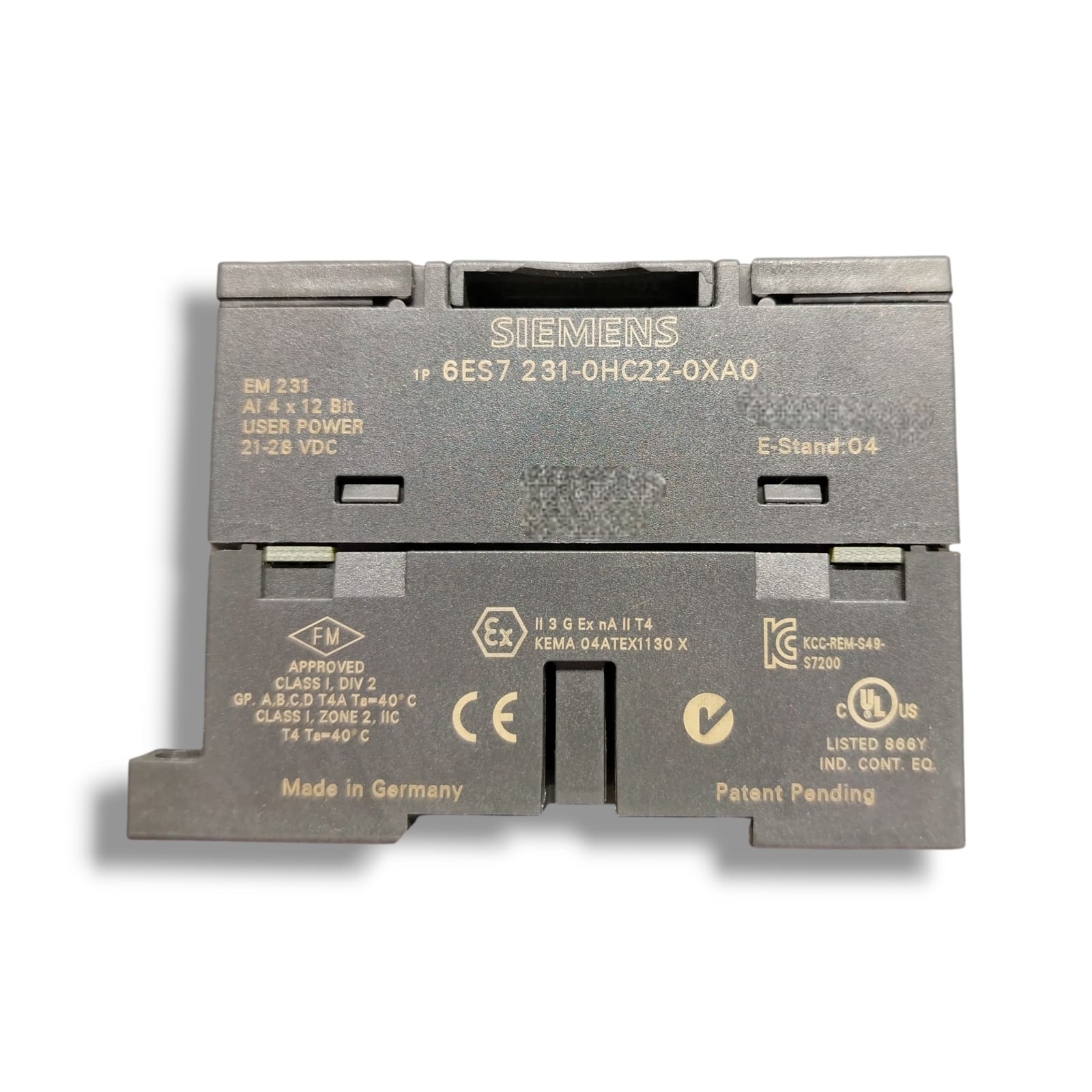 Siemens 6es7 231-ohc22-0xa0 MÓDULO DE ENTRADA