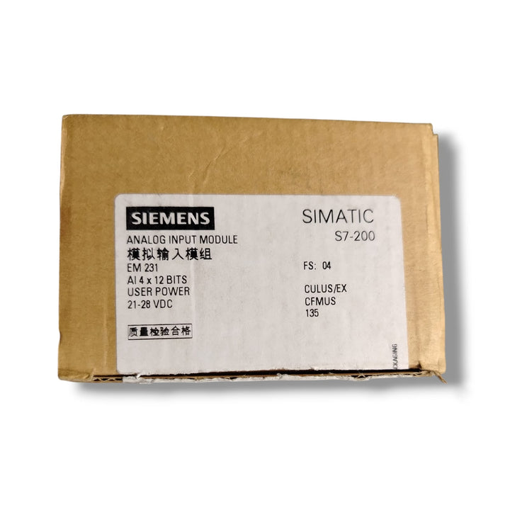 Siemens 6es7 231-ohc22-0xa0 MÓDULO DE ENTRADA