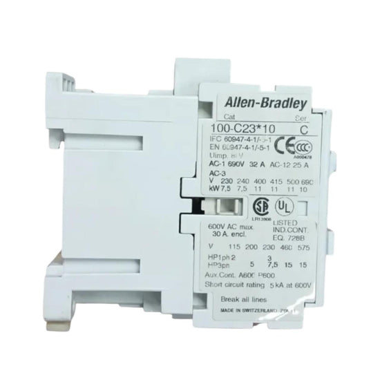 Allen Bradley 100-c23*10 Ser C contactor trifásico