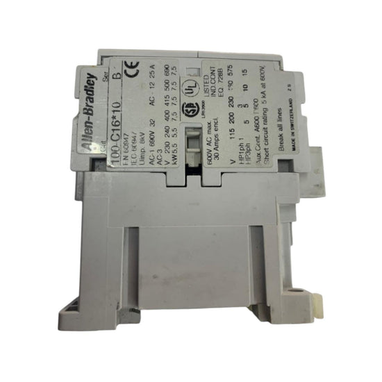 Allen Bradley 100-c16*10 Ser B contactor trifásico
