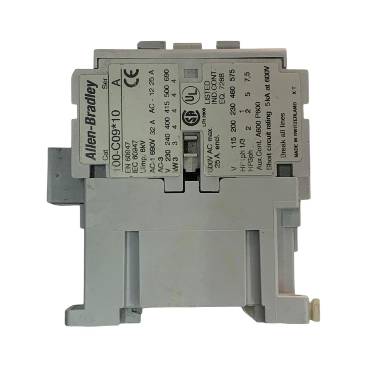 Allen Bradley 100-c09*10 Ser A contactor IEC