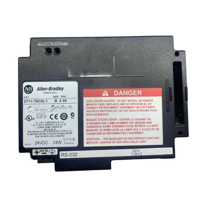 Allen Bradley 2711-t6c8l1 Ser B PanelView 600 Standard