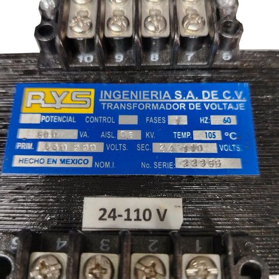 RYS-500VA-PRI440/220-SEC24/110