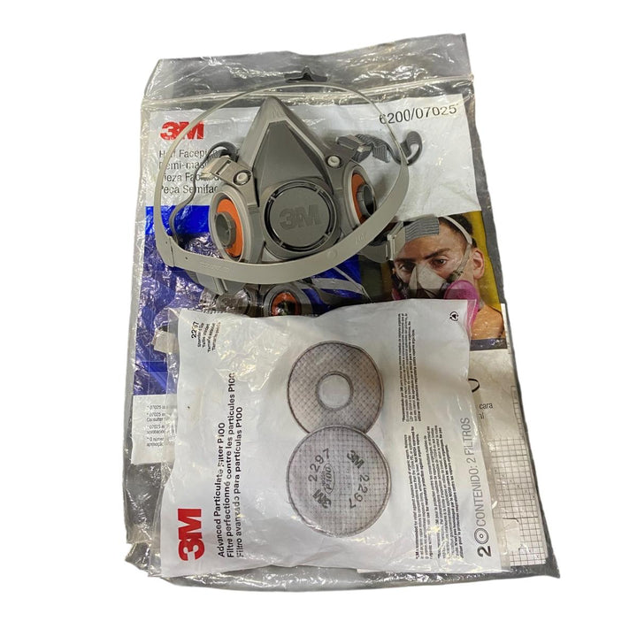 3m 6200/07025 M respirador reutilizable de media cara